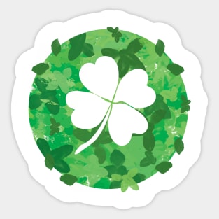 Lucky clover for St. Patrick's Day Sticker
